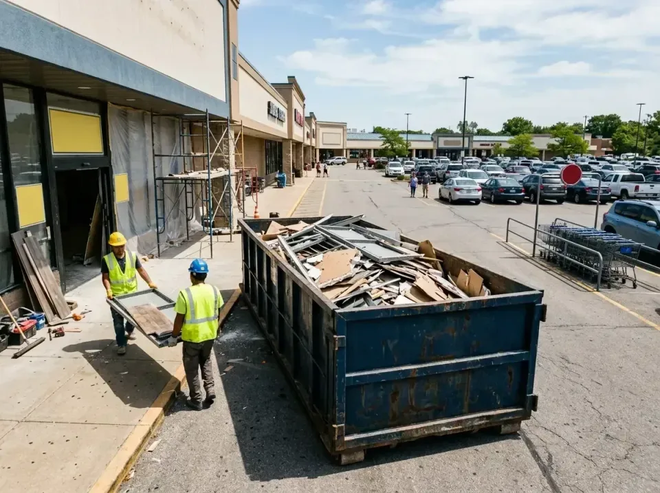 retail-store-renovation-debris-003 — frequently asked questions, Roll-off Dumpster Rentals in Byrnes Mill, MO